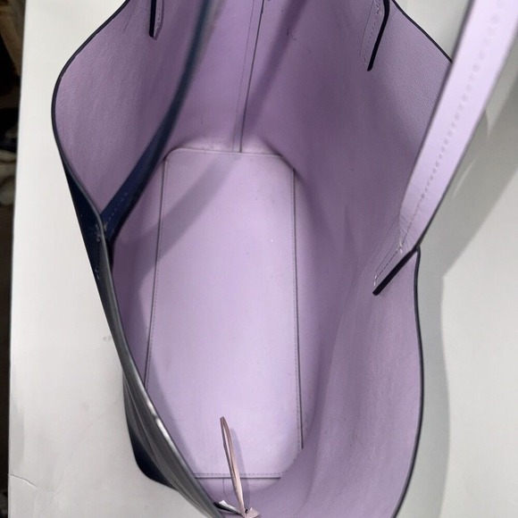 KATE SPADE Zibbi Medium Cow Hide Tote SOLO in Navy Blue USED - Picture 3 of 10